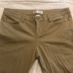 Khaki Skinny Pants